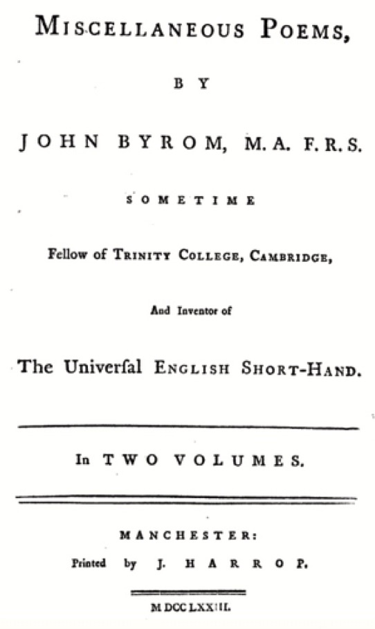 Miscellaneous Poems 
(1783)